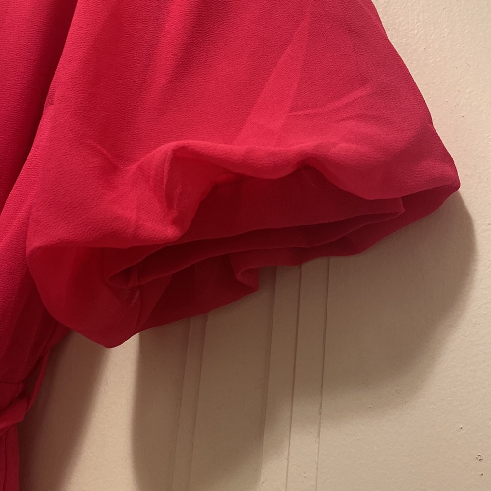 NWT Vero Moda XL Pink Wrap Shirt - Picture 3 of 5